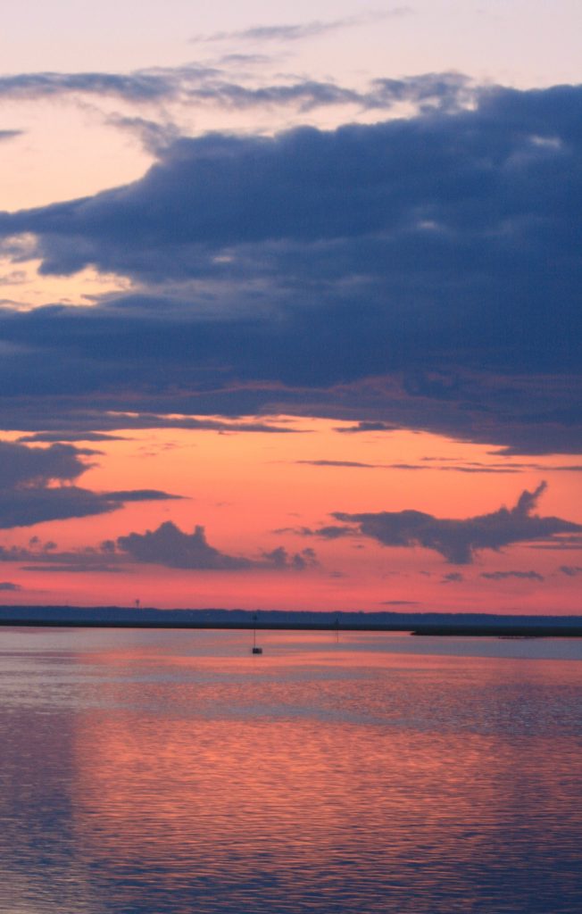 June Sunset Over The Bay JahART