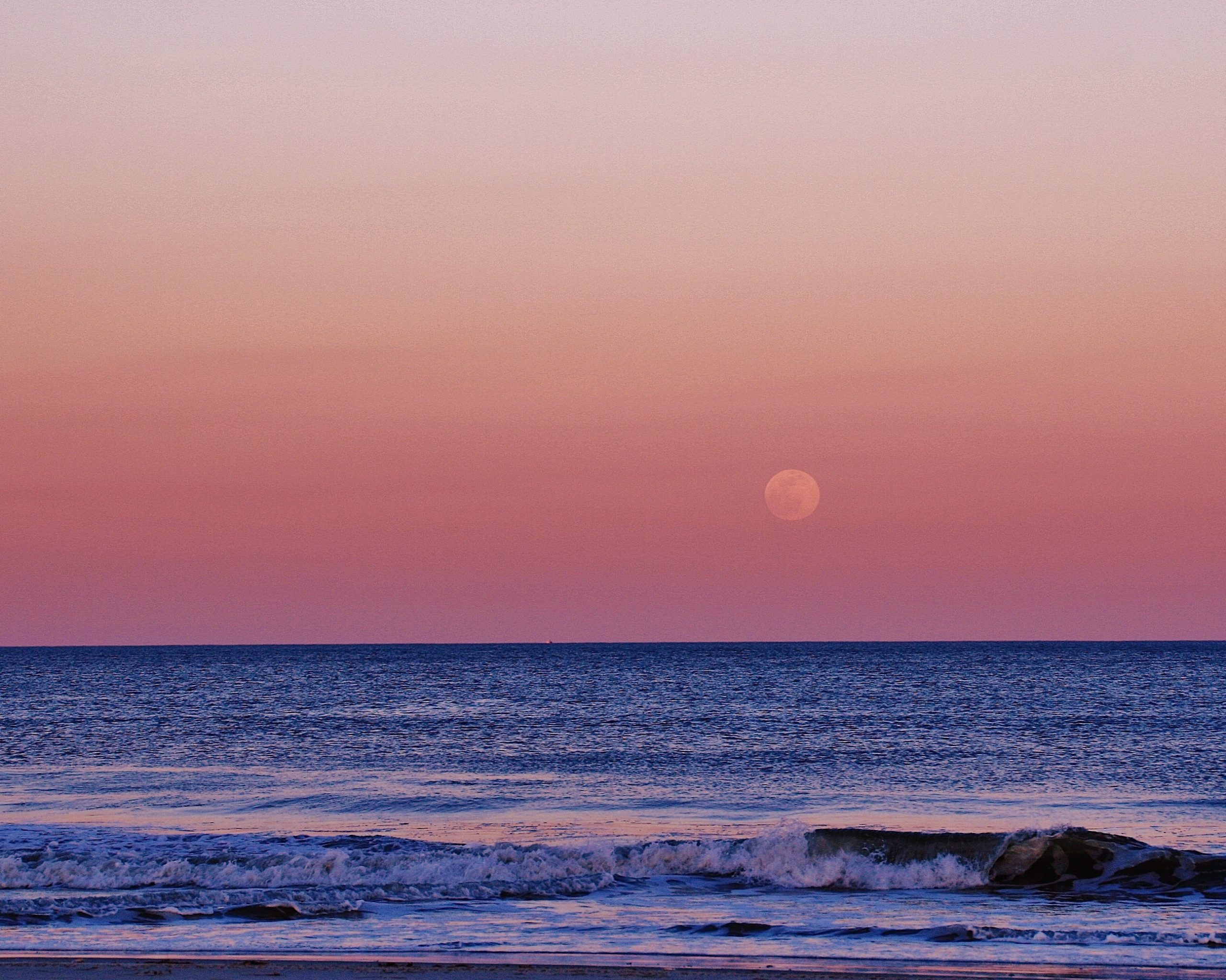 April Pink Super Moon jahART